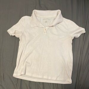 American Eagle collared crop top